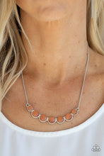 Load image into Gallery viewer, Serenely Scalloped Orange Necklace
