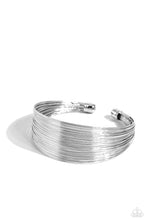 Load image into Gallery viewer, High Wire Act Silver Cuff Bracelet