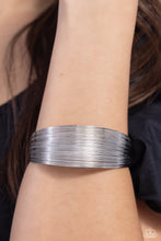 Load image into Gallery viewer, High Wire Act Silver Cuff Bracelet