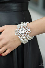 Load image into Gallery viewer, Rule the Room White Bracelet