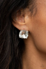 Load image into Gallery viewer, Royalty High White Post Earrings