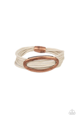 Corded Couture Copper Magnetic Bracelet