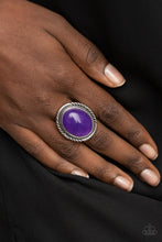 Load image into Gallery viewer, Stone Terrarium Purple Ring