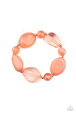 I Need a Staycation Orange Bracelet