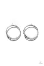 Load image into Gallery viewer, Always In The Loop Black Post Earrings