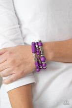 Load image into Gallery viewer, Perfectly Prismatic Purple Bracelet