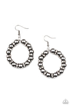 Load image into Gallery viewer, Cosmic Halo Black Earrings