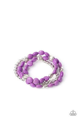 Desert Verbena Purple Bracelet