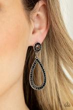 Load image into Gallery viewer, Regal Revival Black Earrings