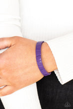 Load image into Gallery viewer, Material Movement Purple Bracelet
