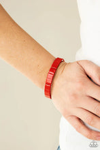 Load image into Gallery viewer, Material Movement Red Bracelet