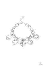 Load image into Gallery viewer, Candy Heart Charmer White Bracelet