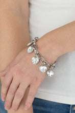Load image into Gallery viewer, Candy Heart Charmer White Bracelet