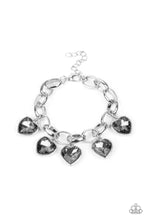Load image into Gallery viewer, Candy Heart Charmer Silver Bracelet