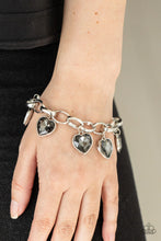 Load image into Gallery viewer, Candy Heart Charmer Silver Bracelet
