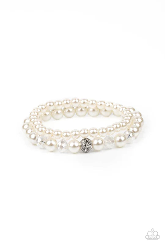 Cotton Candy Dreams White Bracelet