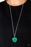Load image into Gallery viewer, Warmhearted Glow Green Necklace
