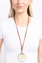 Load image into Gallery viewer, Hypnotic Happenings Yellow Necklace