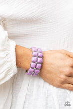 Load image into Gallery viewer, Double the Diva-ttitude Purple Bracelet