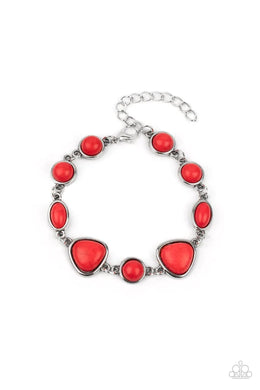 Eco Friendly Fashionista Red Bracelet