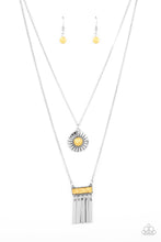 Load image into Gallery viewer, Sunburst Rustica Yellow Necklace