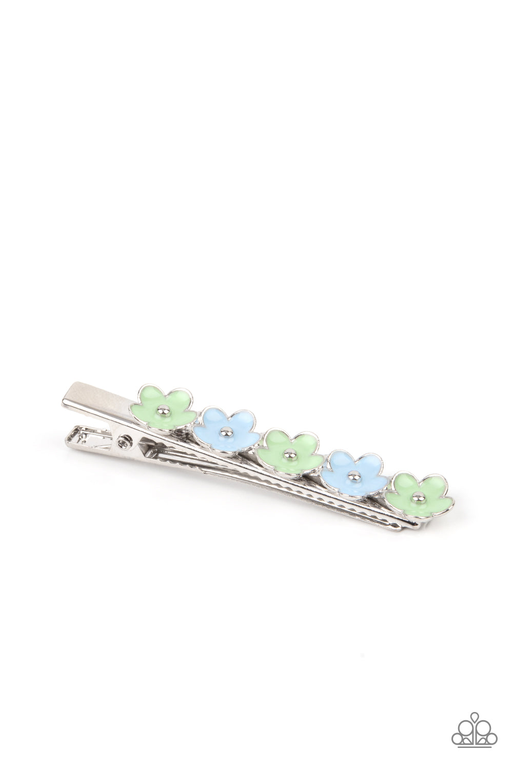 Flower Patch Flirt Multi/Blue/Green Hair Clip