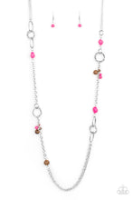 Load image into Gallery viewer, Sandstone Safari Pink Necklace