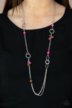 Load image into Gallery viewer, Sandstone Safari Pink Necklace