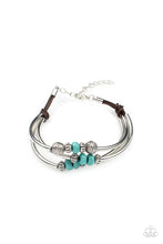 Load image into Gallery viewer, Road Trip Rebel Blue Bracelet