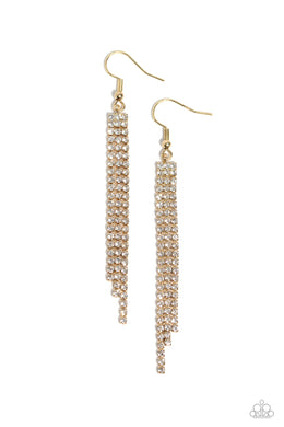 Candescently Couture Gold Earrings