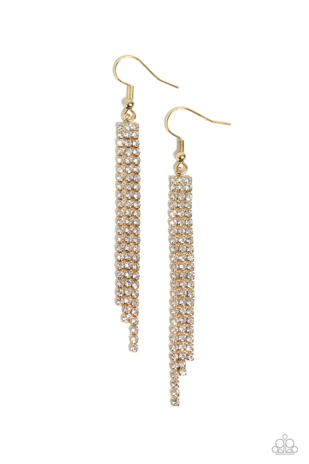 Candescently Couture Gold Earrings