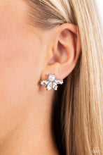 Load image into Gallery viewer, Stellar Showcase White Post Earrings