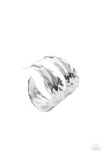 Load image into Gallery viewer, Badlands and Bellbottoms Silver Hoop Earrings