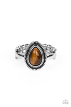 Load image into Gallery viewer, Eco Elements Brown Skinny Band Ring