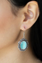 Load image into Gallery viewer, Garden Party Perfection Blue Earrings