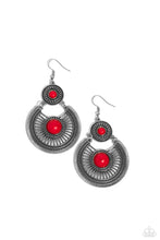 Load image into Gallery viewer, A Wild Bunch Red Earrings