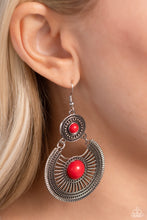 Load image into Gallery viewer, A Wild Bunch Red Earrings