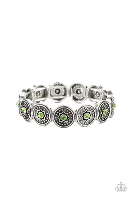 Colorfully Celestial Green Bracelet