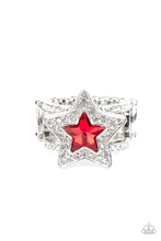 Load image into Gallery viewer, One Nation Under Sparkle Red Ring