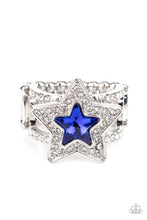 Load image into Gallery viewer, One Nation Under Sparkle Blue Ring