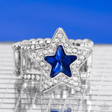 Load image into Gallery viewer, One Nation Under Sparkle Blue Ring