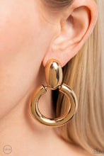 Load image into Gallery viewer, Ancient Artisan Gold Clip-On Earrings