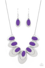 Load image into Gallery viewer, Endless Eclipse Purple Necklace