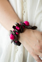 Load image into Gallery viewer, Mediterranean Mangrove Pink Wood Bracelet