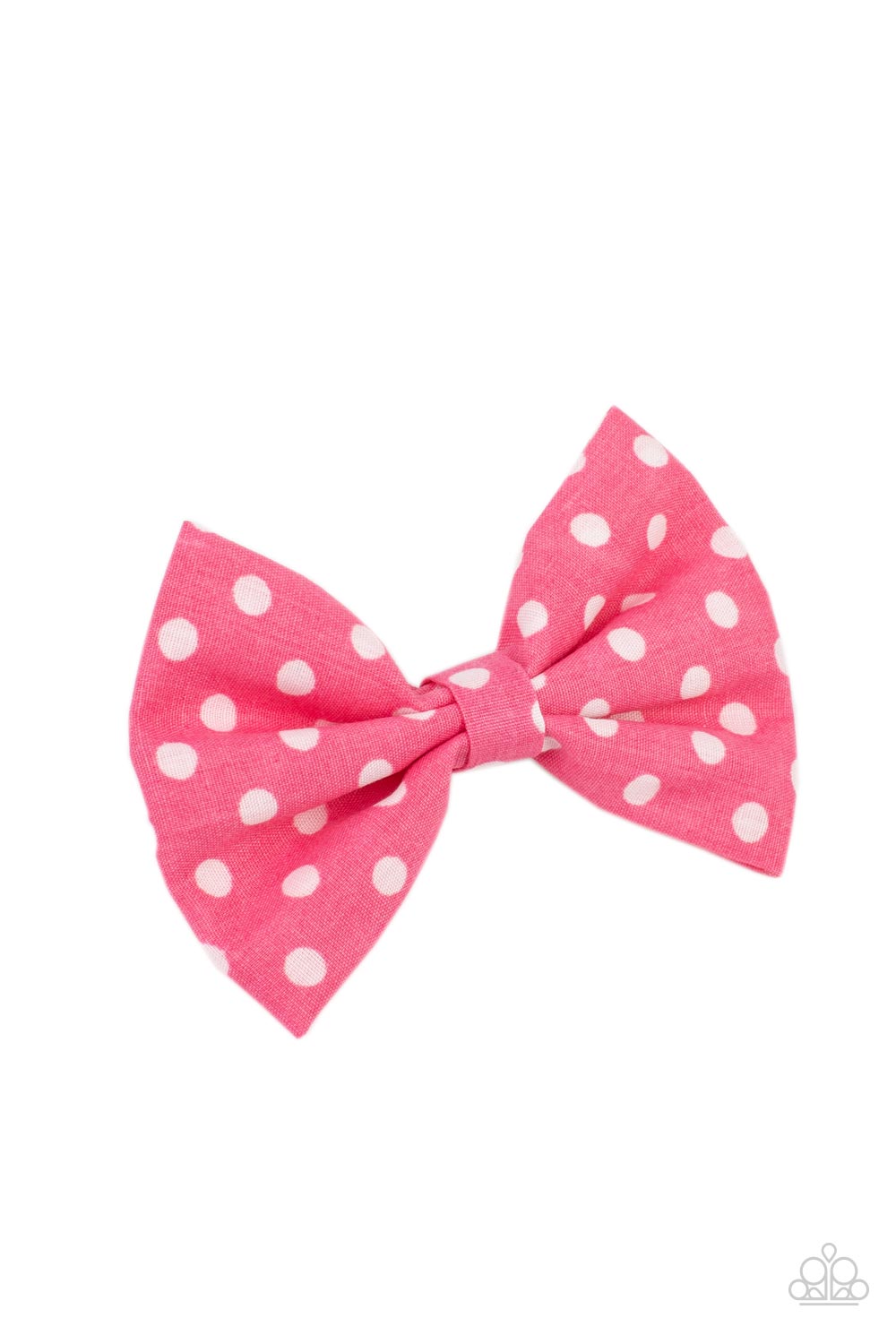 Polka Dot Delight Pink Hair Clip