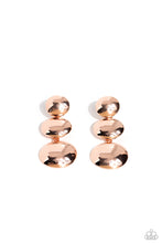 Load image into Gallery viewer, Futuristic Fantasy Rose Gold Earrings