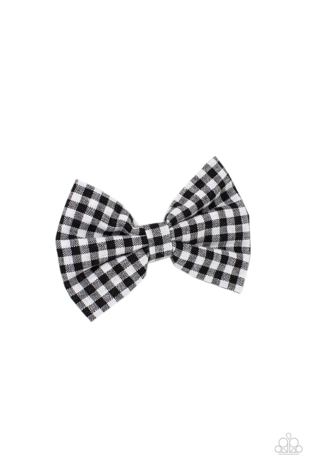 Gingham Grove Black Hair Clip