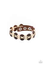 Load image into Gallery viewer, Macho Maverick Brown Snap Bracelet