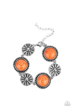 Load image into Gallery viewer, Fredonia Flower Patch Orange Bracelet