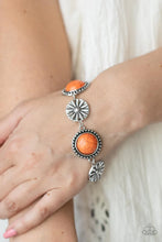 Load image into Gallery viewer, Fredonia Flower Patch Orange Bracelet